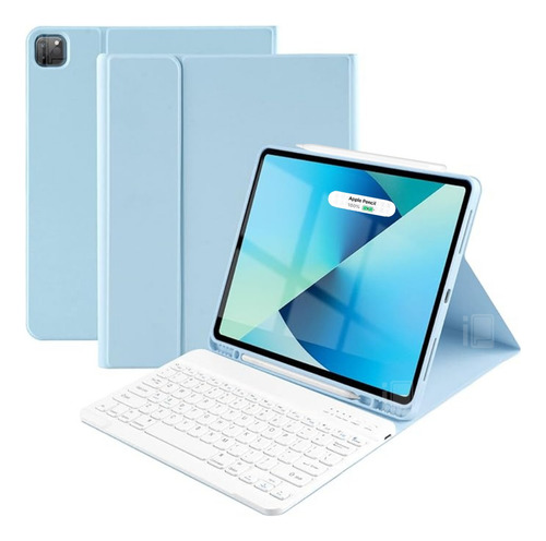 Funda Con Teclado Para iPad Pro 11 2018/2020 Teclado Español