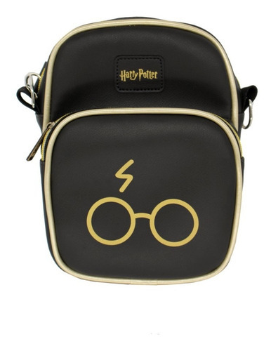 Bolsa Harry Potter Sholderbag Harry Potter Cor Preto