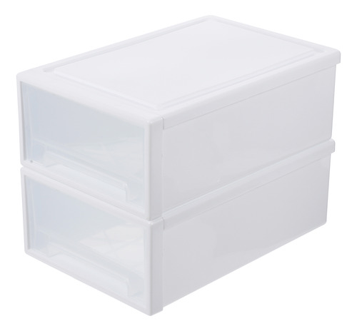 Caja De Plástico Para Guardar Ropa, 2 Unidades