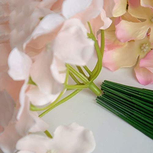 Moiak 100 Piezas De Tallo Floral De Plástico, Varilla De Flo