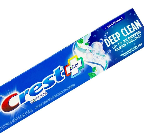 Crest + Deep Clean Effervescent Mint Complete Whitening 153g