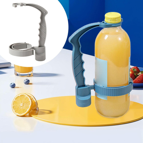 Manejo De Bebidas Botella De Refresco 2 En 1 Ajustable Gris