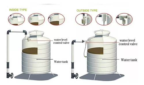 D Válvula De Flutuador Automático Para Tubo De 1/2 Peça