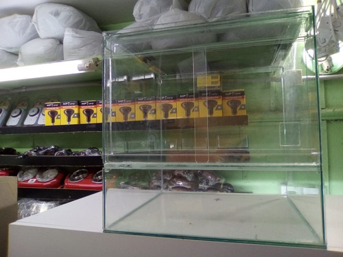 Terrario De Vidrio Cubo 45 X 45 X 45