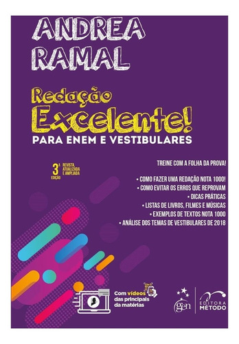 Redação Excelente! Para Enem E Vestibulares