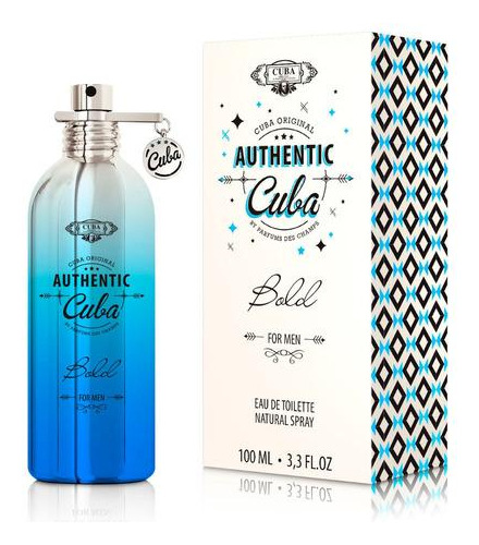 Perfume Cuba Authentic Bold For Men Edt 100ml Original