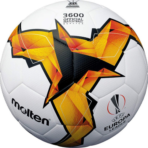 Imagen 1 de 2 de Balones Futbol Molten Uefa Europa League Blanco Mod 3600 N.5