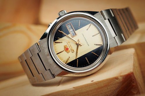 Reloj Orient Viejo De Los Años 80 A Cuerda Funcionado (Usado)