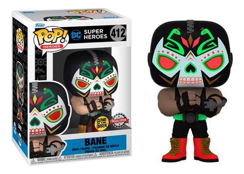 Bane Glow Funko Pop Heroes Dia De Los Dc Exclusivo Special E