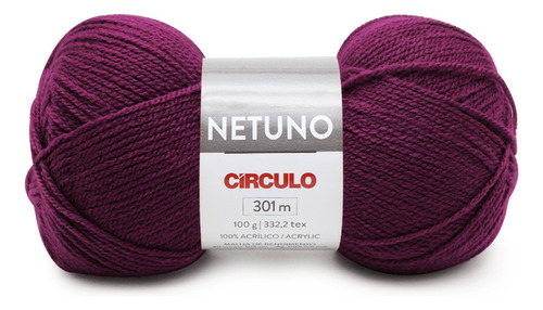 Fio Netuno Circulo 100g 100% Acrílico Tex 332,2 Com 301mts Cor 3071- Langon