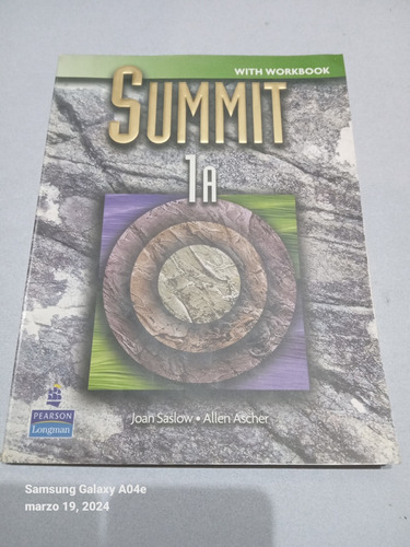 Libro Summit 1a With Workbook. Pearson Longman 