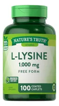 Comprar Nature's Truth Suplemento de L-lisina 100 tabletas 1000 Mg por tableta Para 2 meses