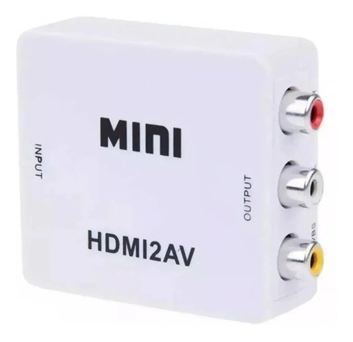 Mini Adaptador Conversor Hdmi P/av  3rca 