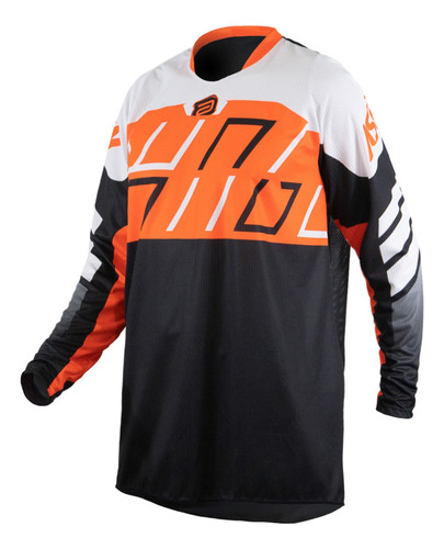 Camisa Motocross Cross Asw Image Alpha Laranja Off Road Moto