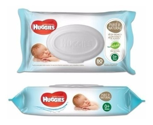 Huggies Wipes Recien Nacido 80 Toallitas Humedas X 12 Paquet