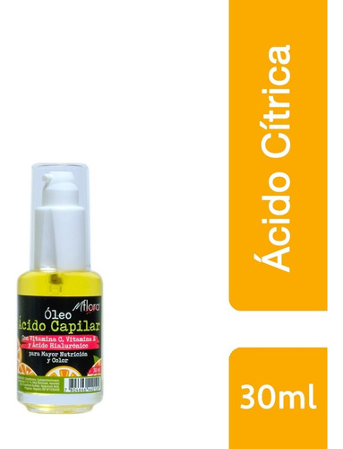 Aceite Ácido Cítrica Sellado Color Para Cabello Teñido 30ml