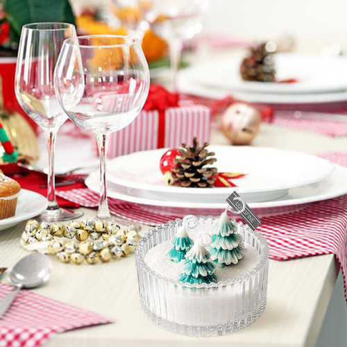 Colgante Navideño Con Forma De Árbol, Vela De Árbol, Diseño