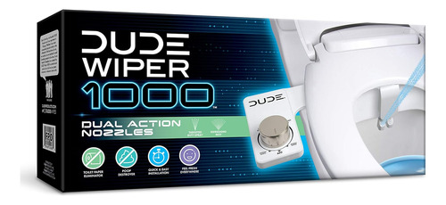 Dude Wiper 1000, Accesorio Inodoro De Bidé, Blanco