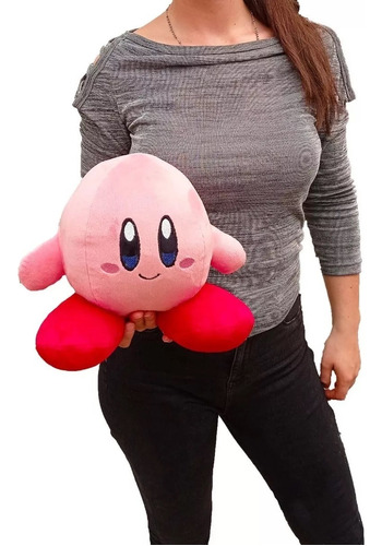 Peluche Kirby Sonriente Suave Y Esponjoso