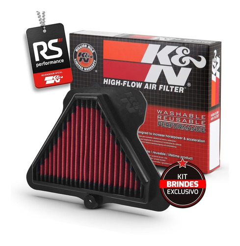 Filtro Ar Esportivo Inbox K&n Kawasaki Ninja Zx-10r Zx1000