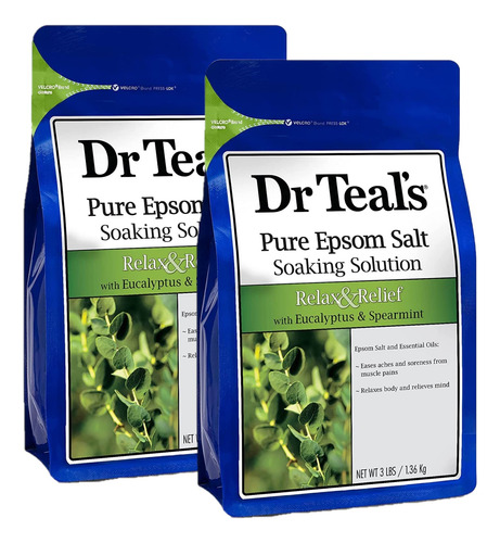 Dr. Teals Relax & Relief - Juego 3.00 Pound (pack Of 2) Drtl
