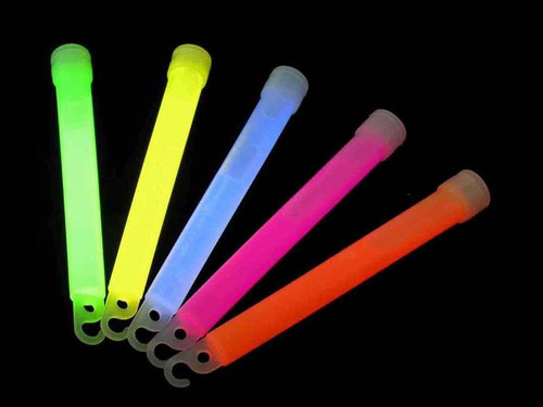 100 Barras Cyalume Fiesta Rave Glow Neon Animación Boda 