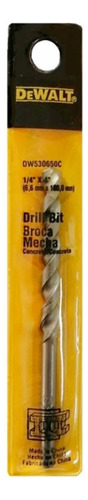 Broca Mecha 1/4 Pulgada Dewalt Concreto