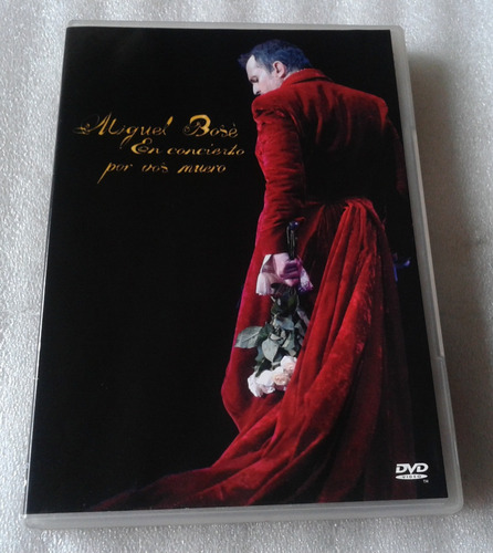 Miguel Bose En Concierto Por Vos Muero Dvd Ntsc All Regions