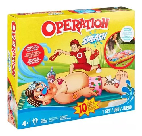 Juego De Mesa Operation Splash Original Hasbro Recoleta