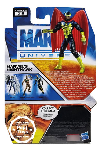 Hasbro - Marvel Universe - 3.75 - Nighthawk - Serie 4 No. 18