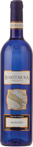 Vino Kosher Bartenura Moscato 750ml (botella Azul) Italia