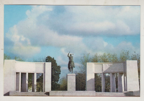 1975 Uruguay Postal Color Monumento A Rivera Por Fioravanti