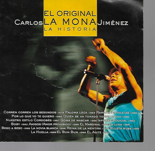 Carlos La Mona Jimenez Album El Original La Historia Cd 