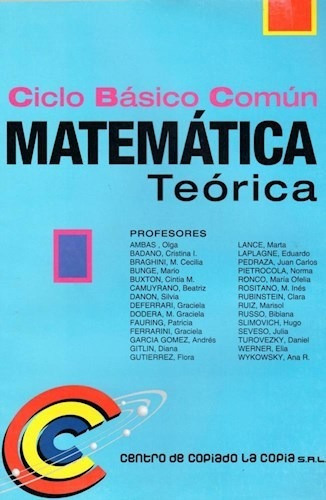 Matemática Teórica - Pedraza, Juan Carlos (papel)
