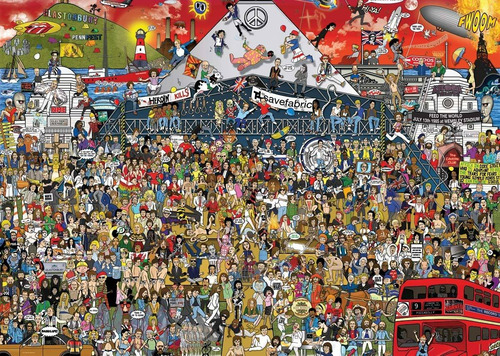 Imagen 2 de 6 de Rompecabezas 2000 Heye Imagen Musica Inglesa Puzzle Londres