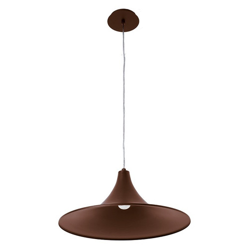 Lustre Pendente Capelo Café E27 Bivolt Blumenox