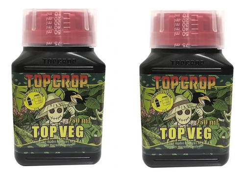 Pack X2 Top Veg 250ml - Estimulador De Crecimiento Rapido !!