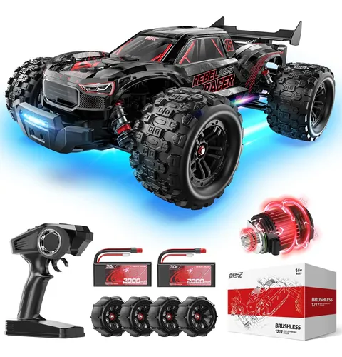 comprar Deerc Autos Rc Rápidos Sin Escobillas 1:14 Para Adultos