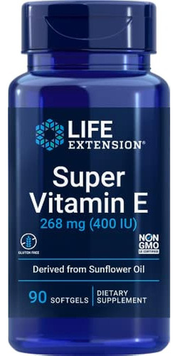 Life Extension Super Vitamin E 268 Mg Non-synthetic For Whol