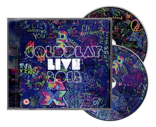 Coldplay Live 2012 Disco Cd Con 15 Canciones + Dvd