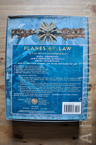 Plane Scape Planes Of Law Advanced Dungeons & Dragons (Usado)