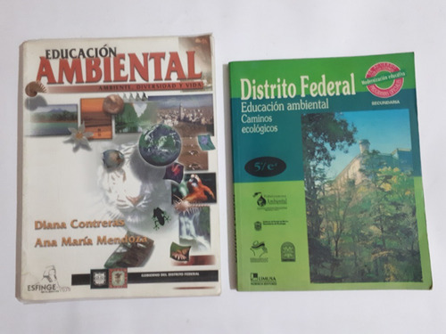  Libros Educación Ambiental Lote 2 Pzas