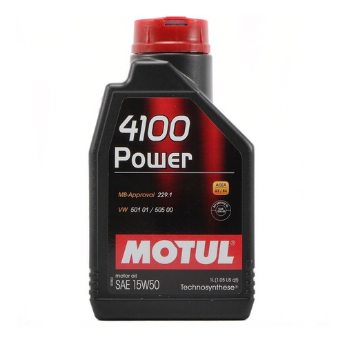 Aceite Motul 4100 15w50 4t/ Tecnosynthese - 1 Litro