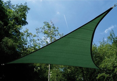 Imagen 7 de 9 de Lona Toldo Vela Triangular Filtro Uv Calidad 4x4x4