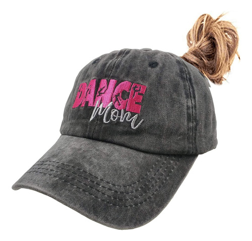 Gorra Béisbol Bordada Mujer Dance Mom Vintage Desgastado Dad