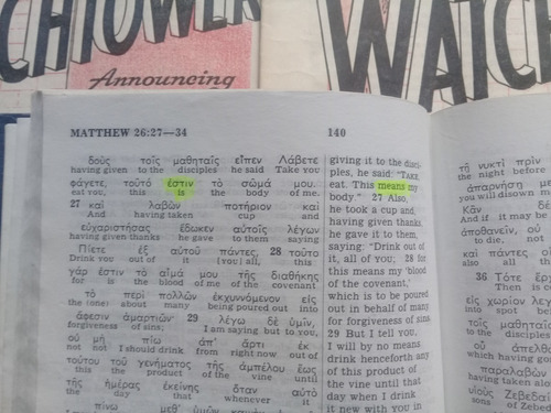 Kingdom Interlineal Greek Scriptures - Watchtower - T Jehova (Usado)