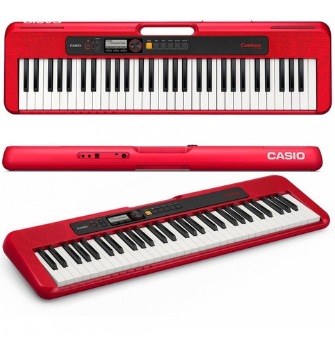 Imagem 5 de 7 de Teclado musical Casio Casiotone CT-S200 61 teclas vermelho