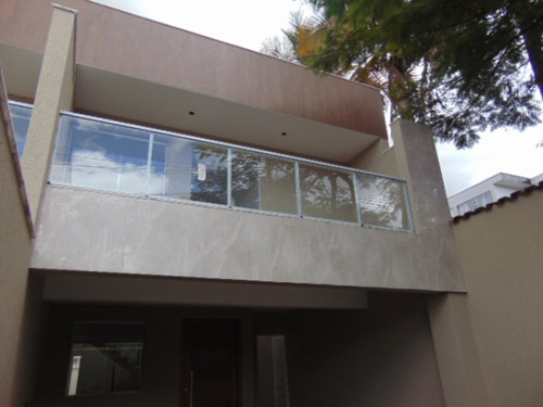Imagem 1 de 30 de Linda Casa Duplex De Luxo Em Porcelanato, 4 Quartos E 4 Vagas No Santa Mônica - Ca00427 - 70702497