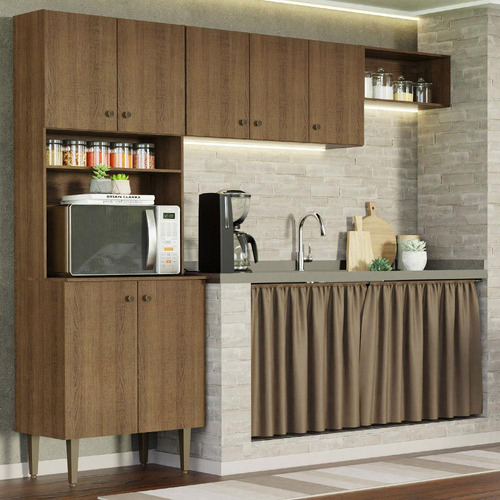 Cocina Integral Completa Modular Madesa Gourmet 235cm Mm