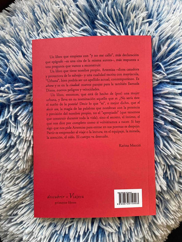Libro Artemisa Urbana De María Raggio Poesía Viajera
